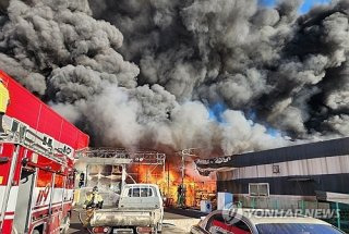 1시간 50분의 사투 끝, 불길을 잡다