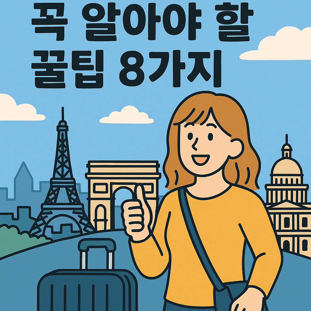 프랑스 여행 전 꼭 알아야 할 꿀팁