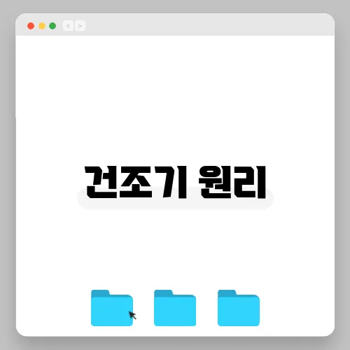 건조기 원리
