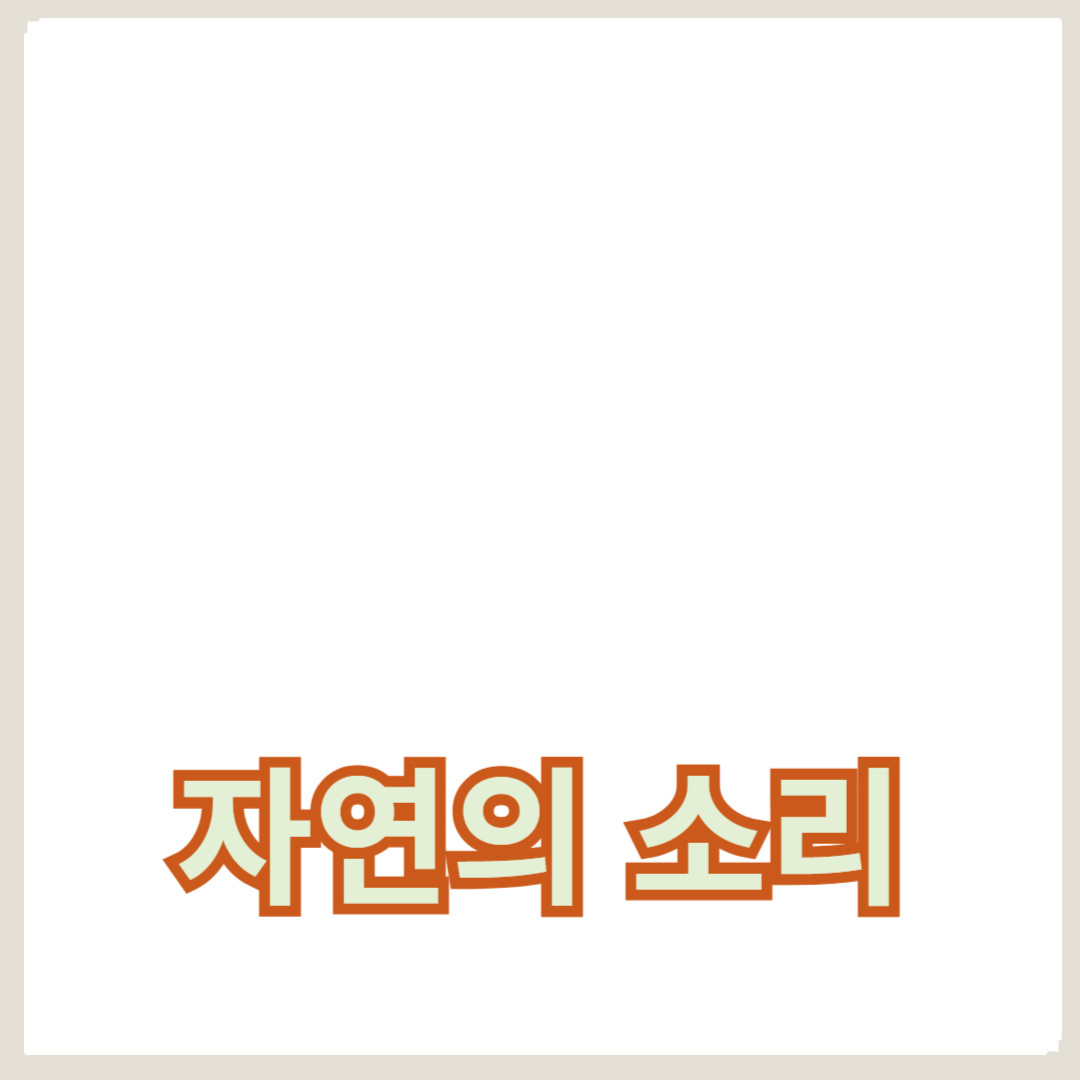 자연의 소리와 야외 활동을 통한 동식물 관찰 가이드