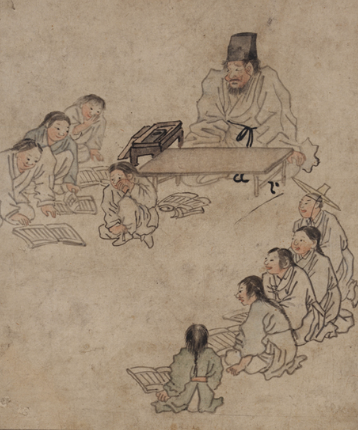 김홍도 작품 관련 사진