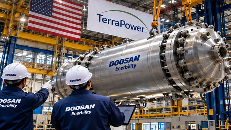 <img src=”doosan-enerbility-smr-terrapower.jpg” alt=”두산에너빌리티와 테라파워의 SMR 핵심 기자재 협력을 보여주는 차세대 원전 이미지”>