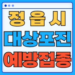 전라북도 정읍시 대상포진 백신 무료 예방접종 비용지원 신청방법 대상자 준비서류