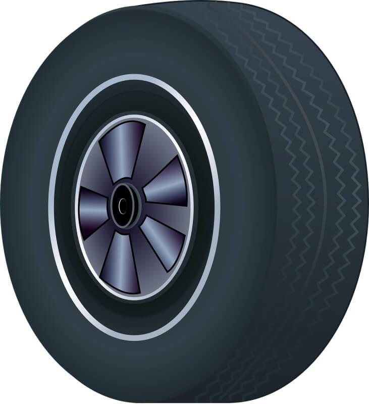 자동차-바퀴-한개