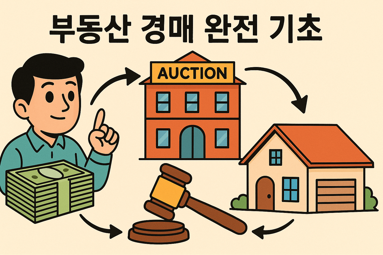 부동산 경매 완전 기초: 처음 시작하는 사람도 이해되는 구조 설명