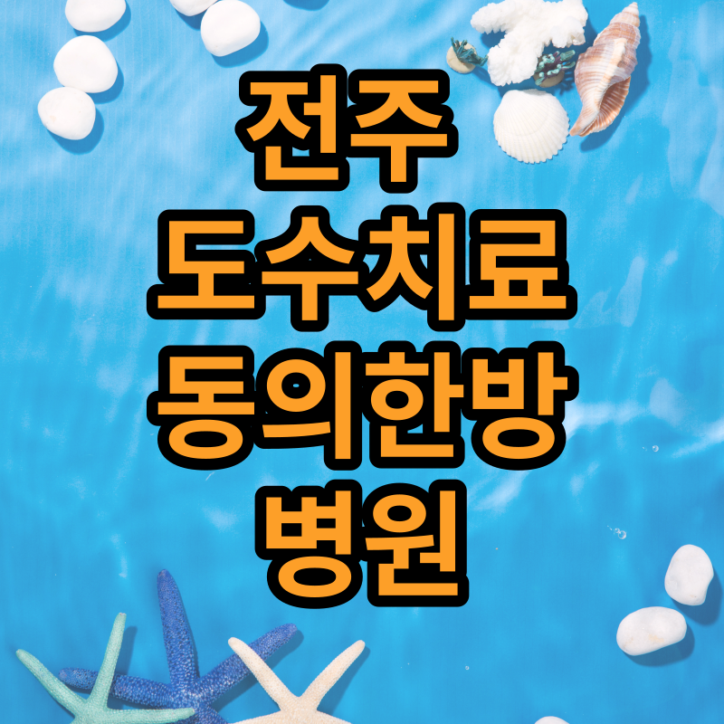 전주 도수치료추천 동의한방병원