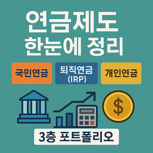 국민연금 퇴직연금 개인연금 한눈에 비교 – 3층 연금 포트폴리오 가이드