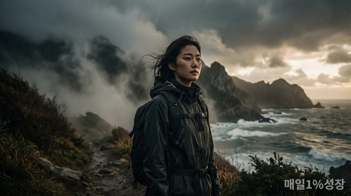 스트레스 상황에서도 평온을 유지하는 한국인의 모습