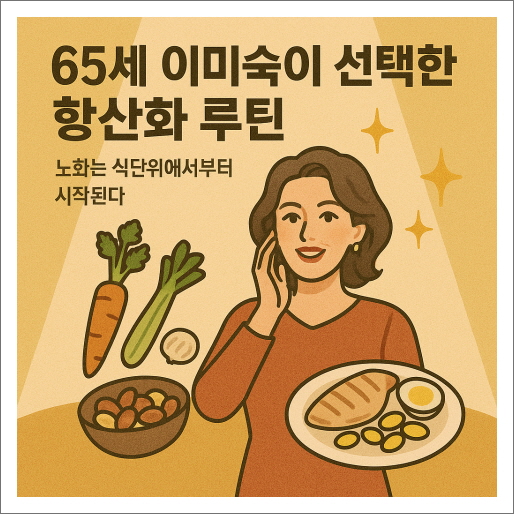 65세 이미숙이 선택한 항산화 루틴