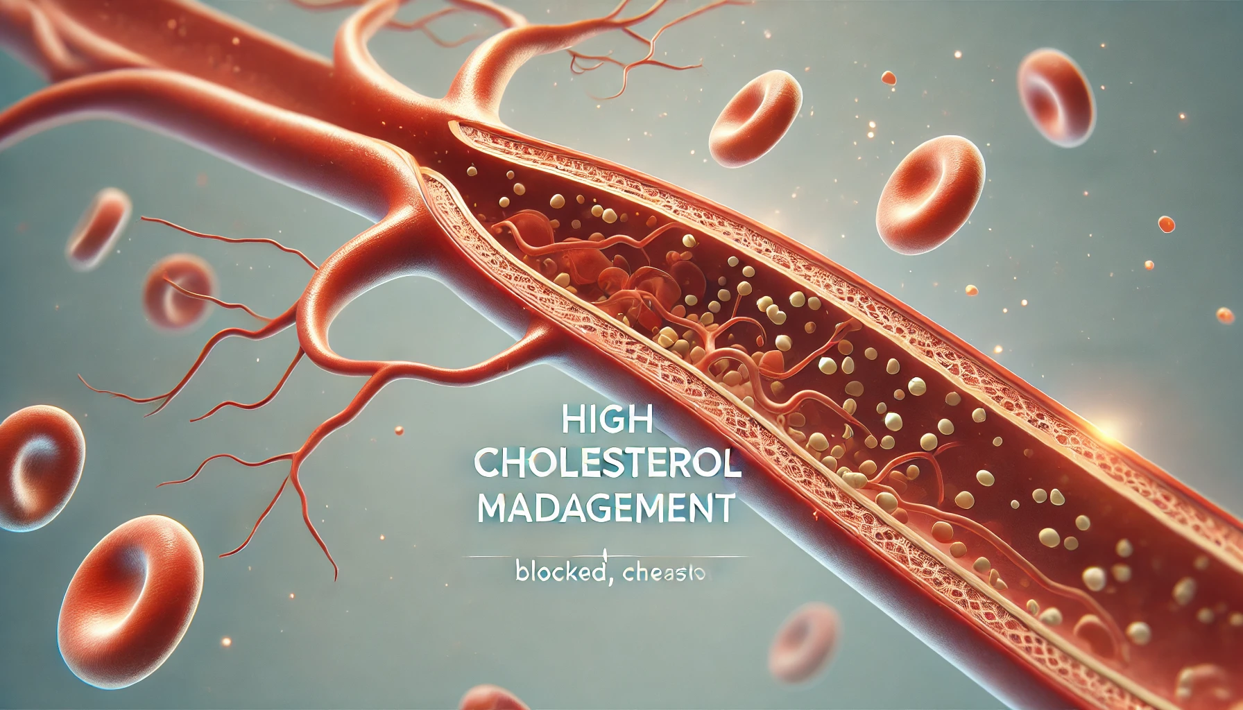 고지혈증 관리: 막힌 혈관에 의한 혈류 장애