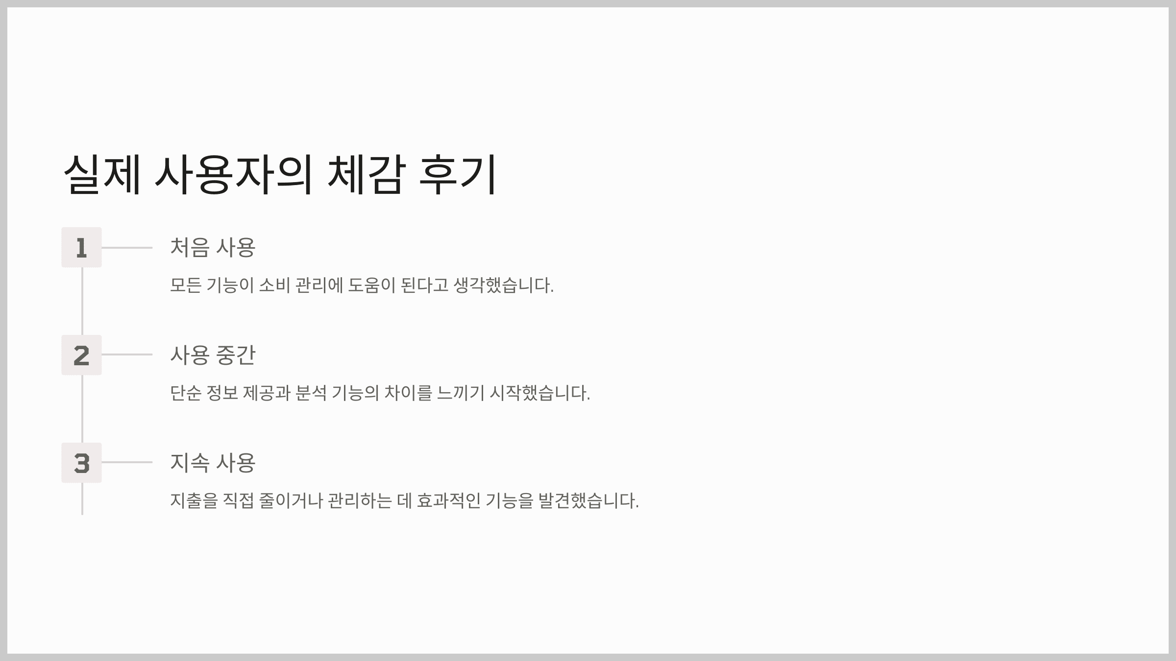 실제 사용자의 체감 후기