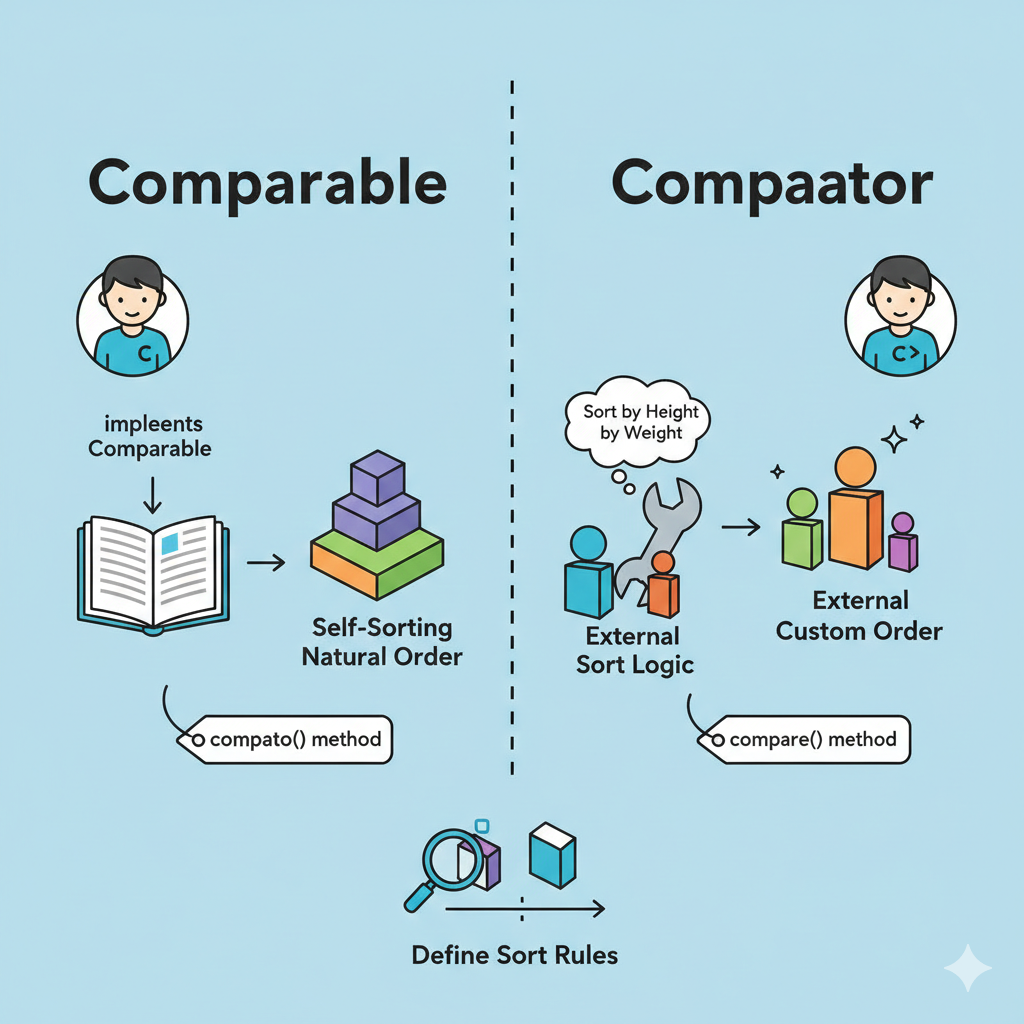 Comparable vs Comparator