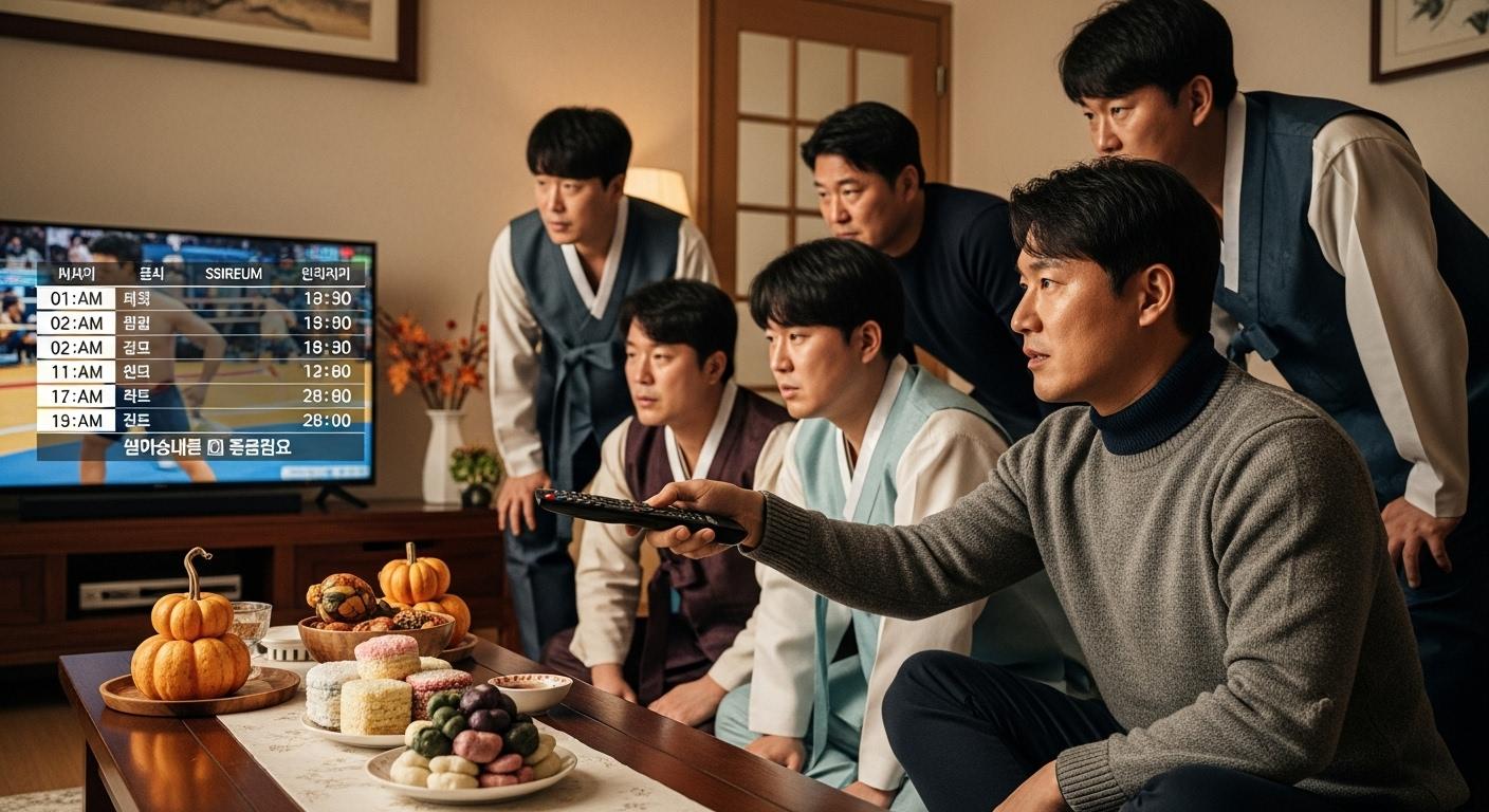 추석 씨름 방송시간