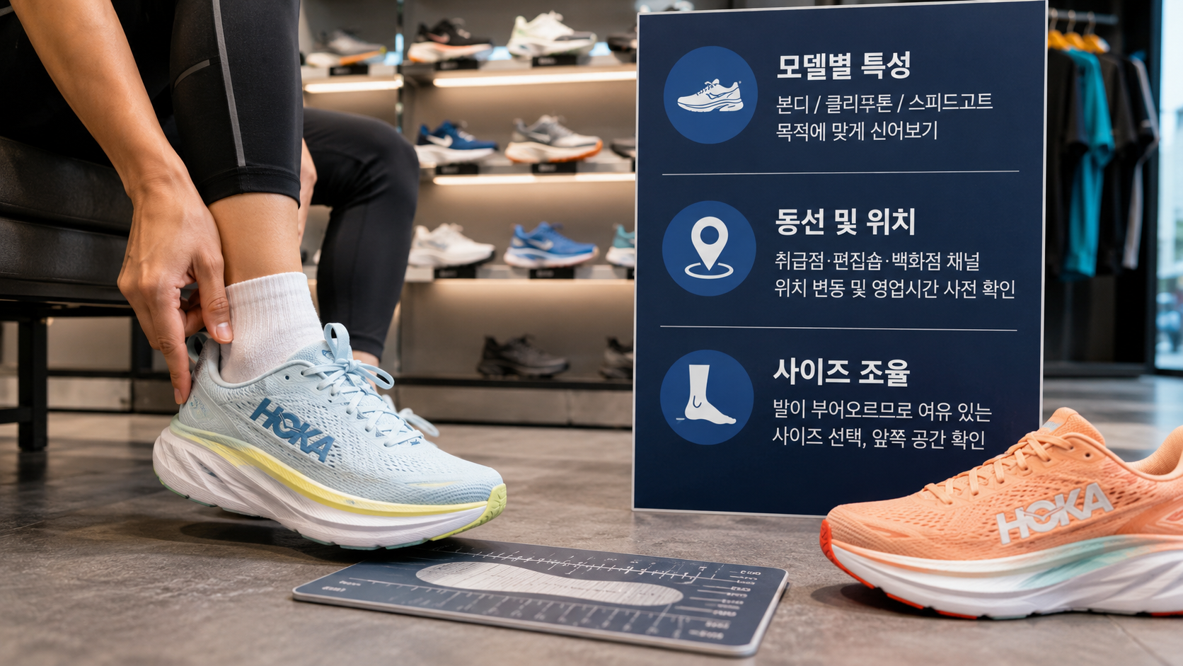 실패 없는 호카 러닝화 구매를 위한 추가 체크포인트