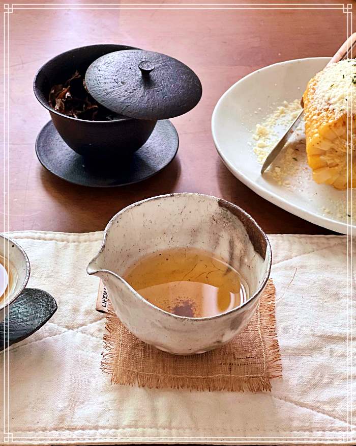 경남 하동 맛집 토담집, 4가지 차, 디저트, 다식, 프리미엄 티 코스