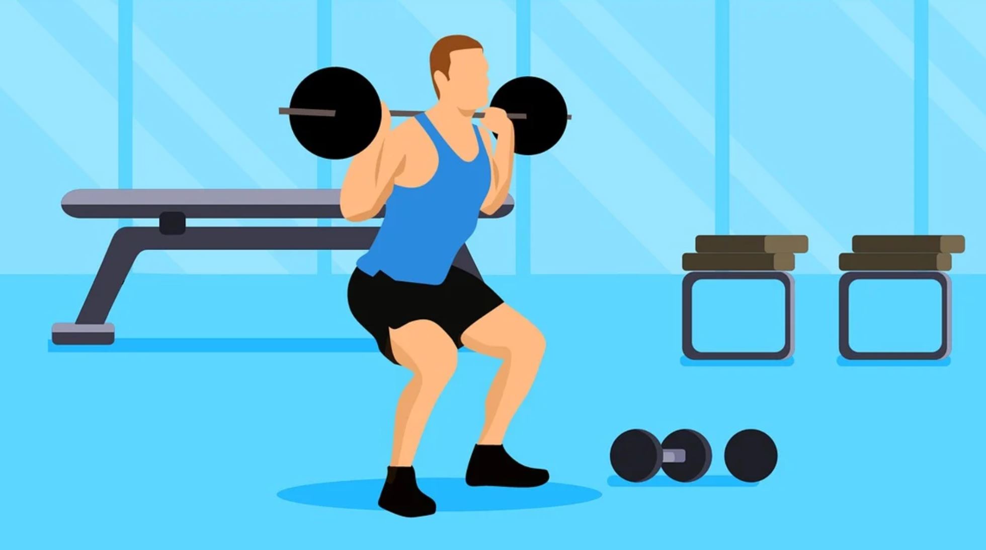 중년 다이어트 헬스장운동 사진