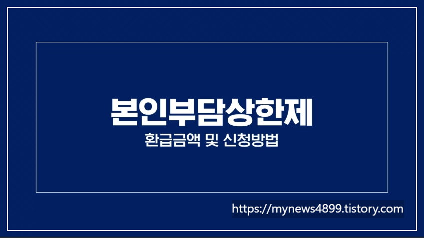 본인부담상한제환급신청기간총정리