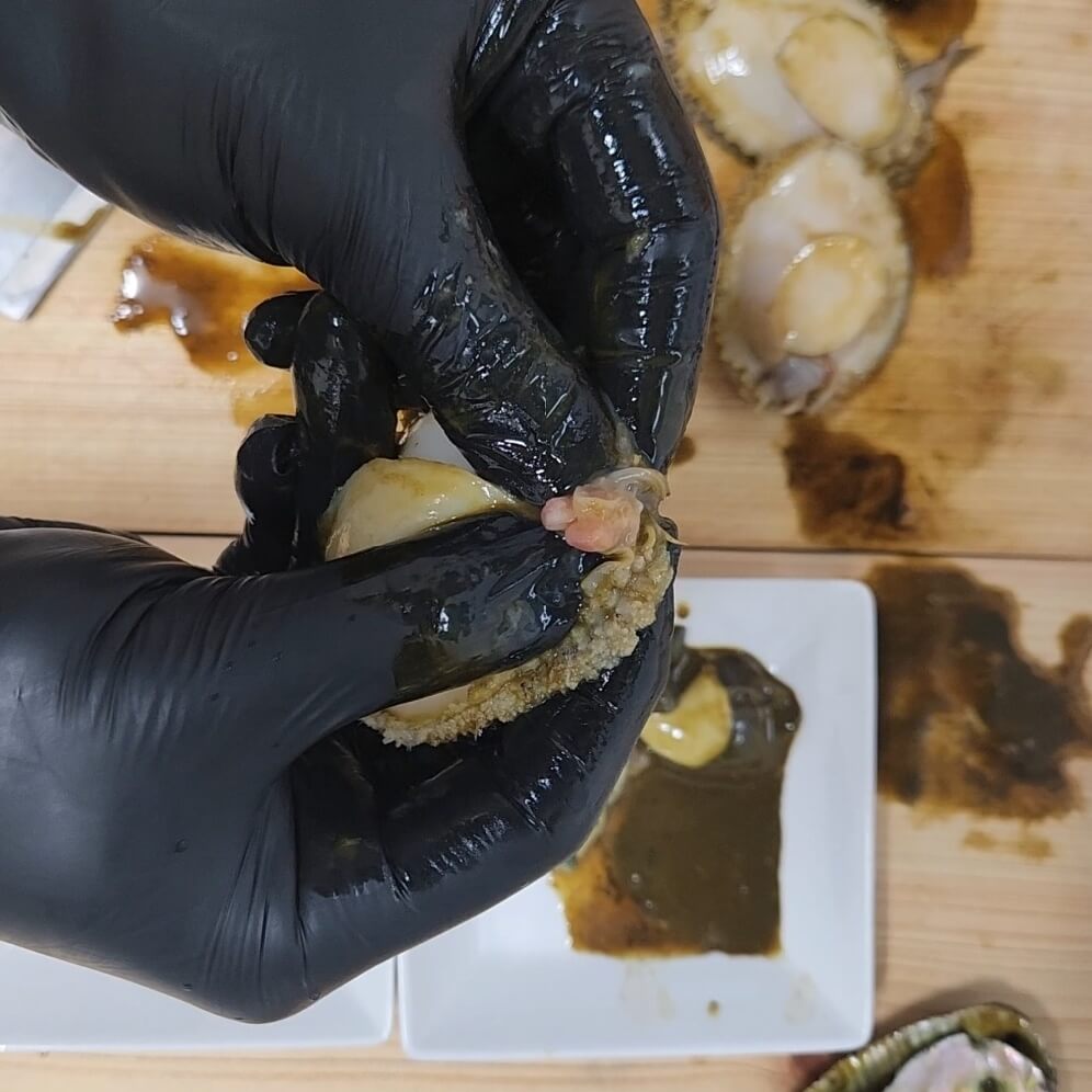 전복 이빨 제거하는 방법