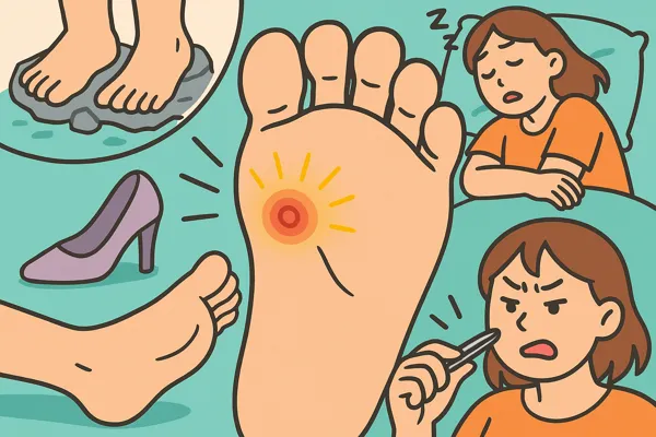 티눈이 생기는 이유와 잘못된 생활습관1