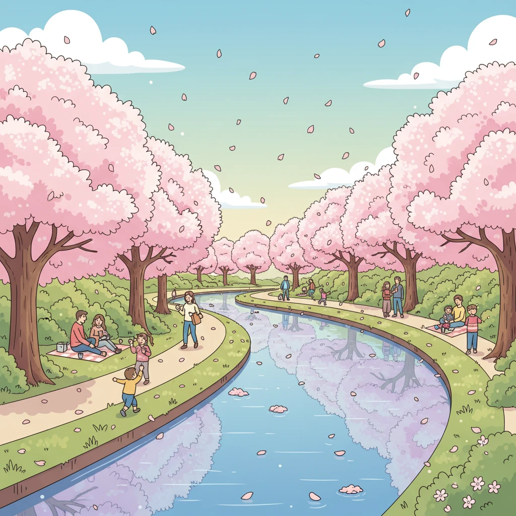 2026년 용인 수지구 벚꽃 개화 예..