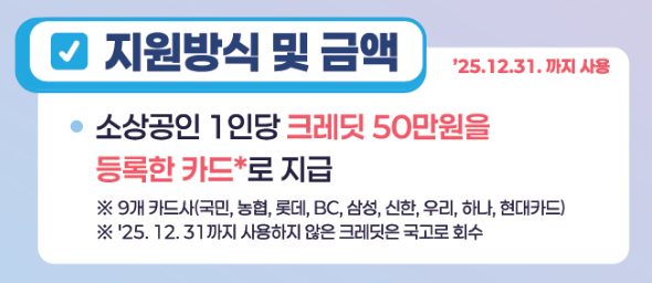 소상공인 부담경감 크레딧