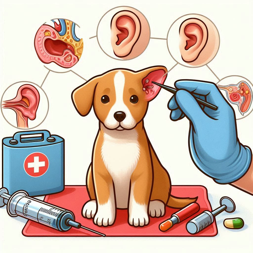 강아지 귀염증12