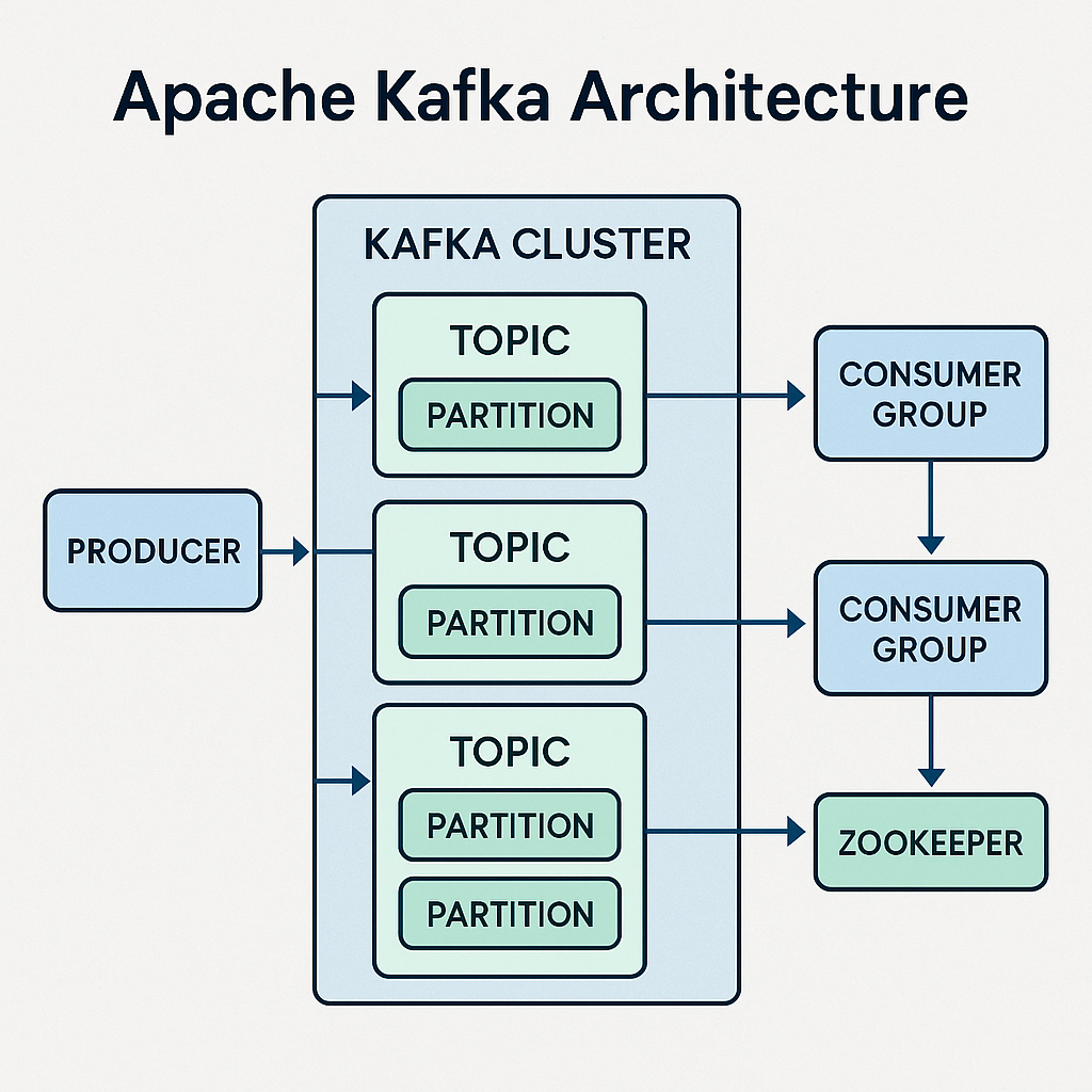 Kafka 아키텍처 다이어그램