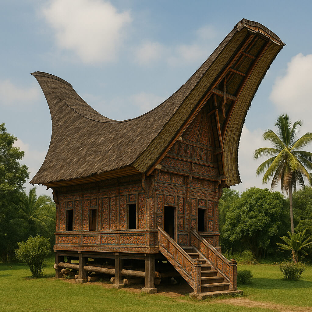 인도네시아 전통 가옥 관련