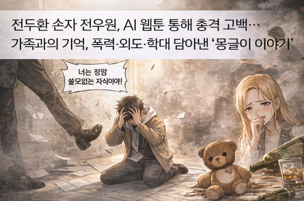 전두환 손자 전우원 AI웹툰 고백, 충격적 가족사 진실은?