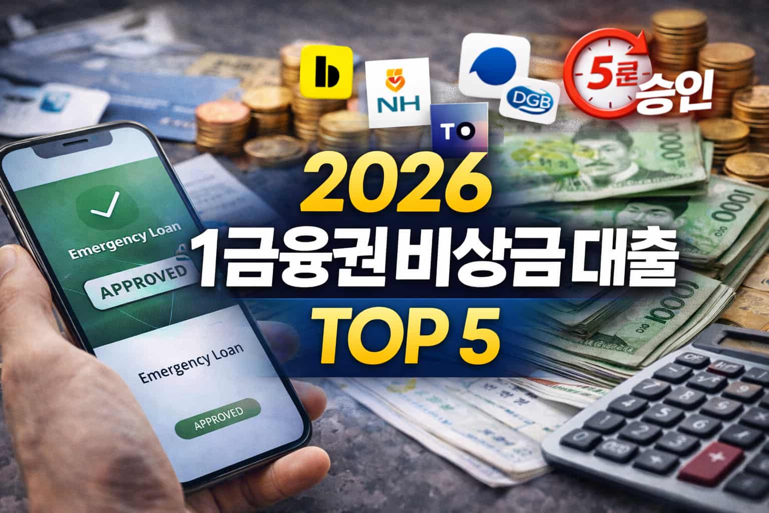 1금융권 비상금 대출