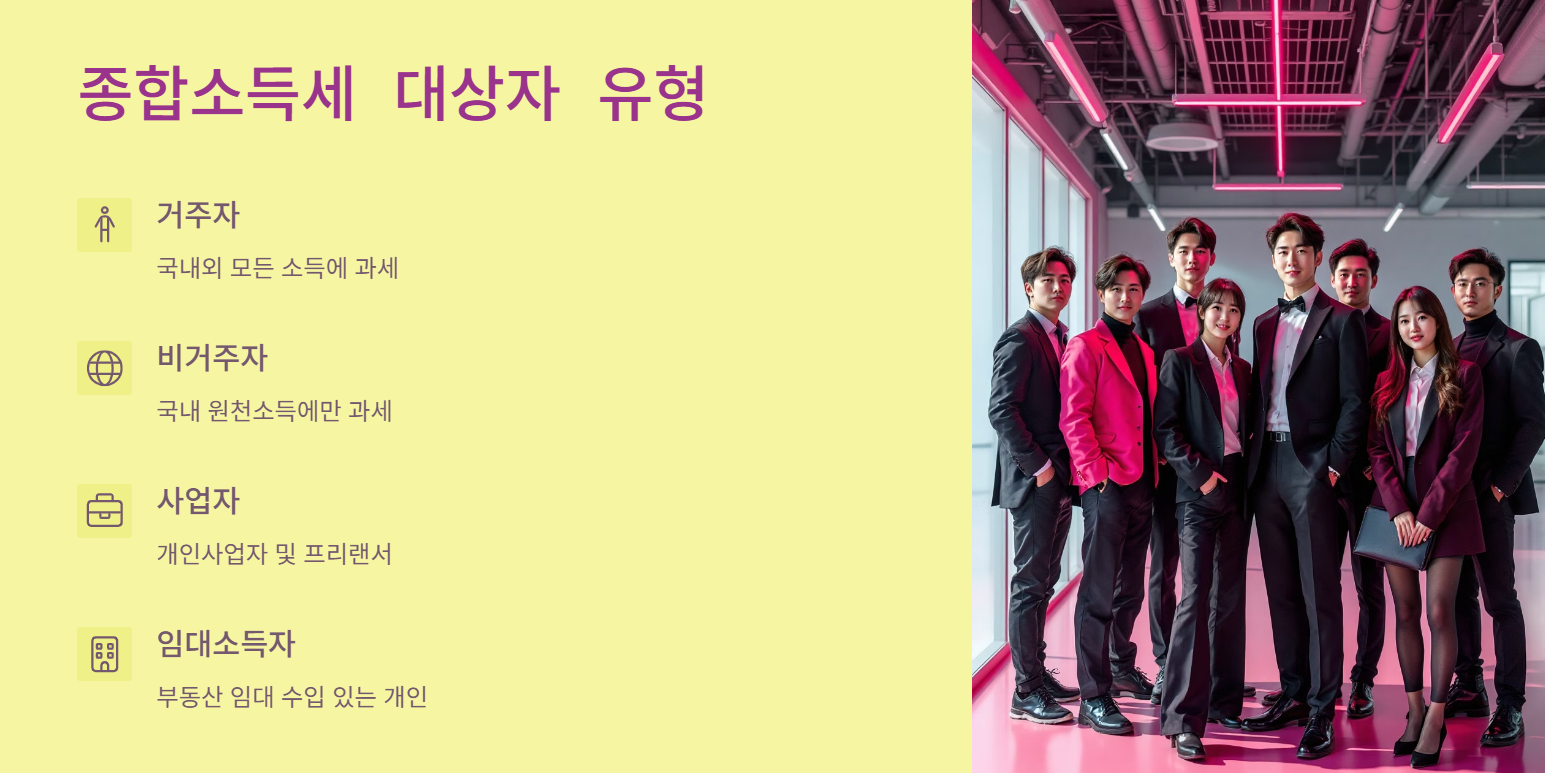 종합소득세 대상자 유형