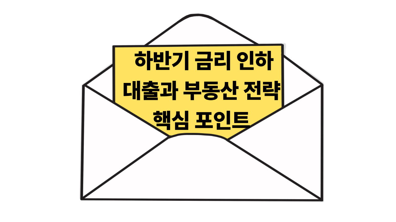 2025년 하반기 금리 인하, 대출과 부동산 전략을 바꿀 4가지 핵심 포인트