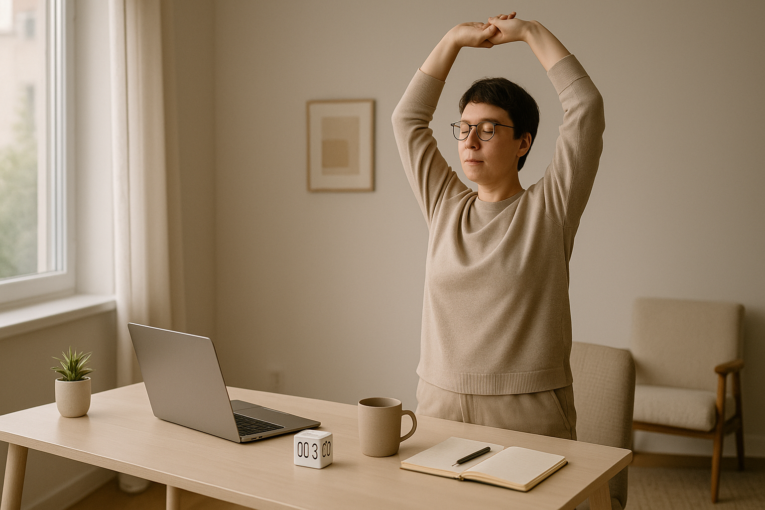 업무 중 짧은 휴식(마이크로브레이크)으로 생산성·건강 챙기기