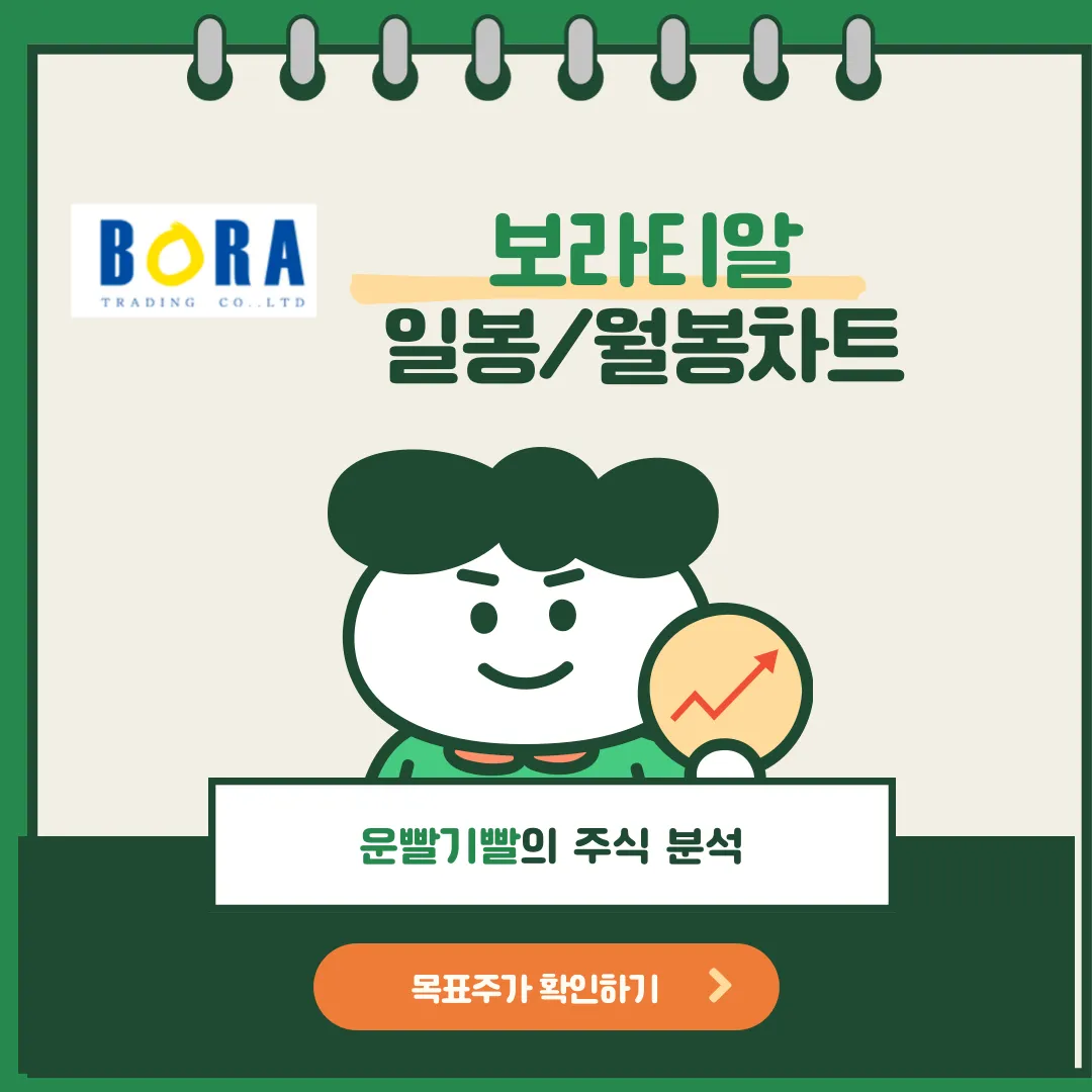 보라티알 일봉/월봉 차트