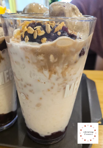 메가커피-팥빙 젤라또 파르페