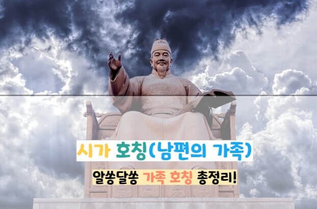 남편의 누나의 남편