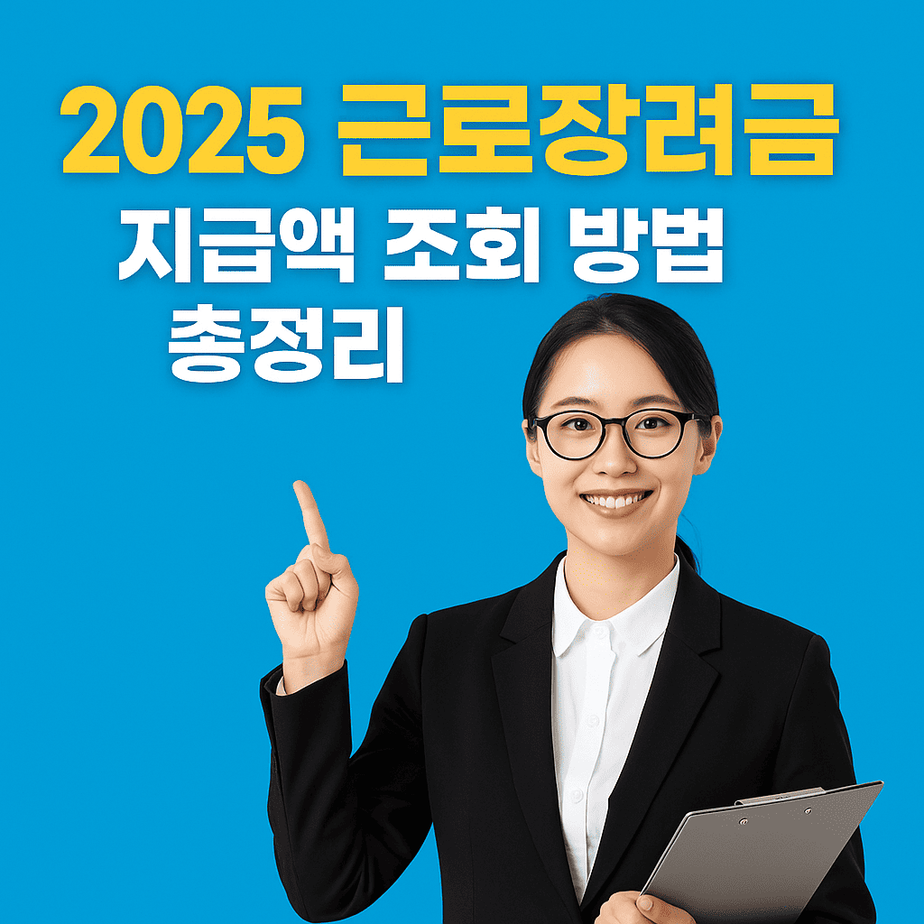 2025 근로장려금 지급액 조회 방법 총정리 썸네일