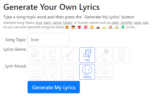 These Lyrics Do Not Exist