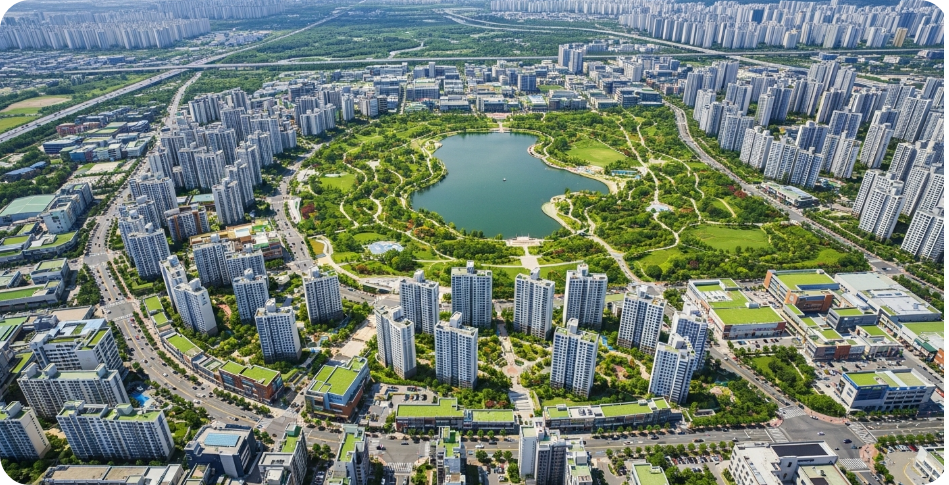 파주 운정신도시. GTXa개통