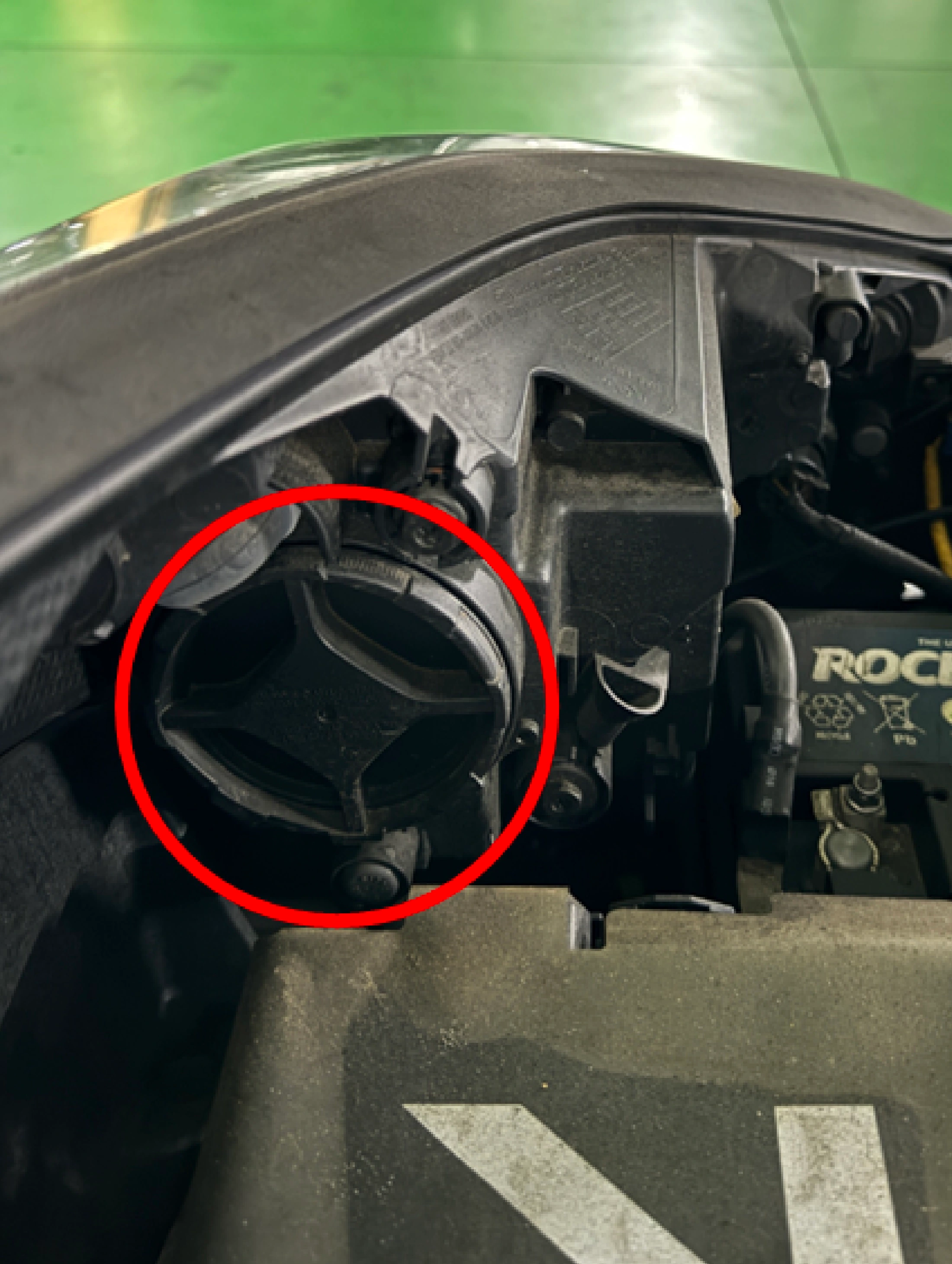front light position