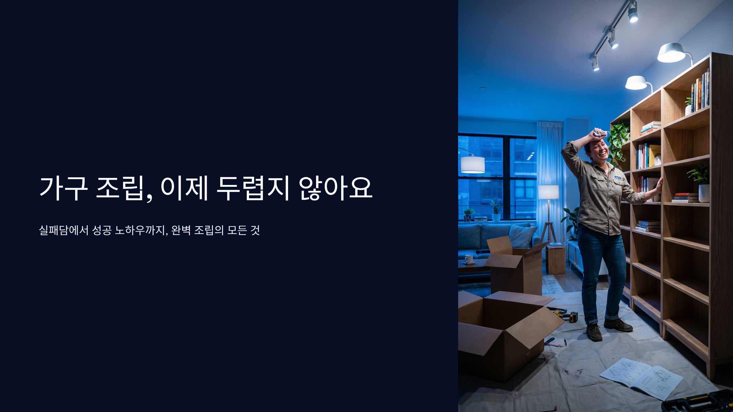 가구 조립 실패 극복법, 초보도 성공하는 꿀팁