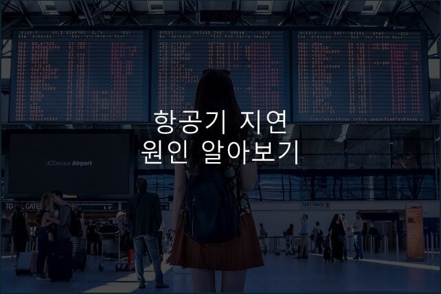 항공기 지연 원인 분석
