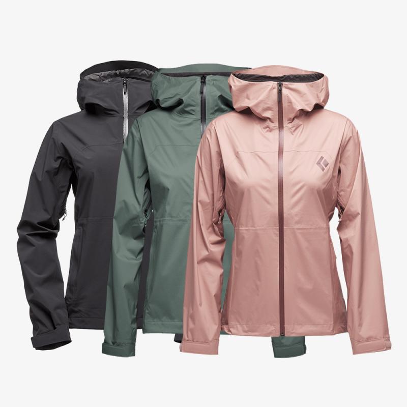블랙다이아몬드 스톰라인 스트레치 레인 쉘 여성 (STORMLINE STRETCH RAIN SHELL)