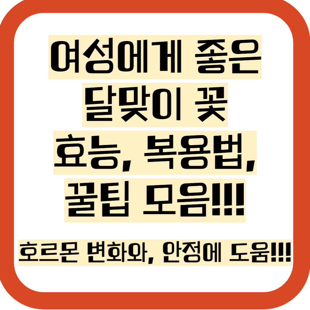 달맞이 꽃, 효능, 먹는법, 부작용 모든 정보 모음!!!