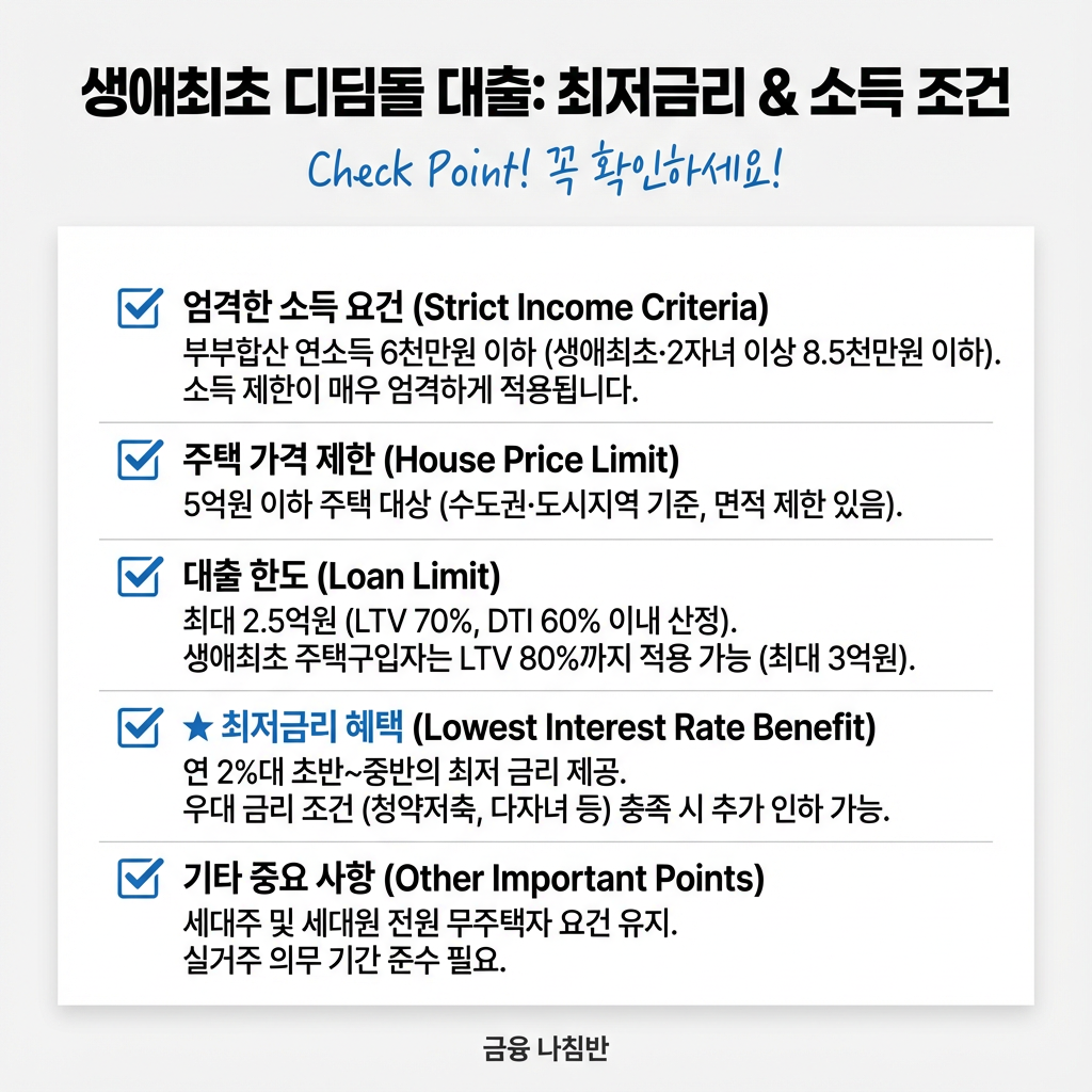 생애최초 주택자금대출 디딤돌