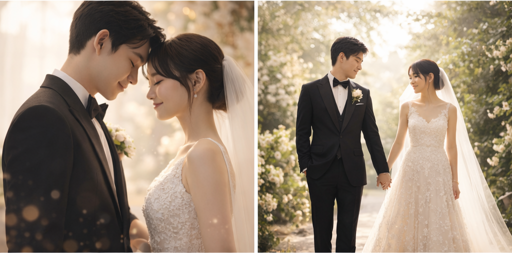 웨딩 촬영 시안