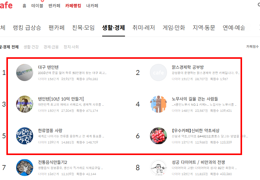 다음카페 앱설치하기 방법