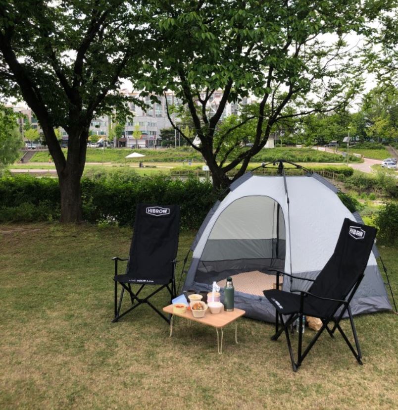 카르닉 돔텐트 실제 피칭된 이미지3