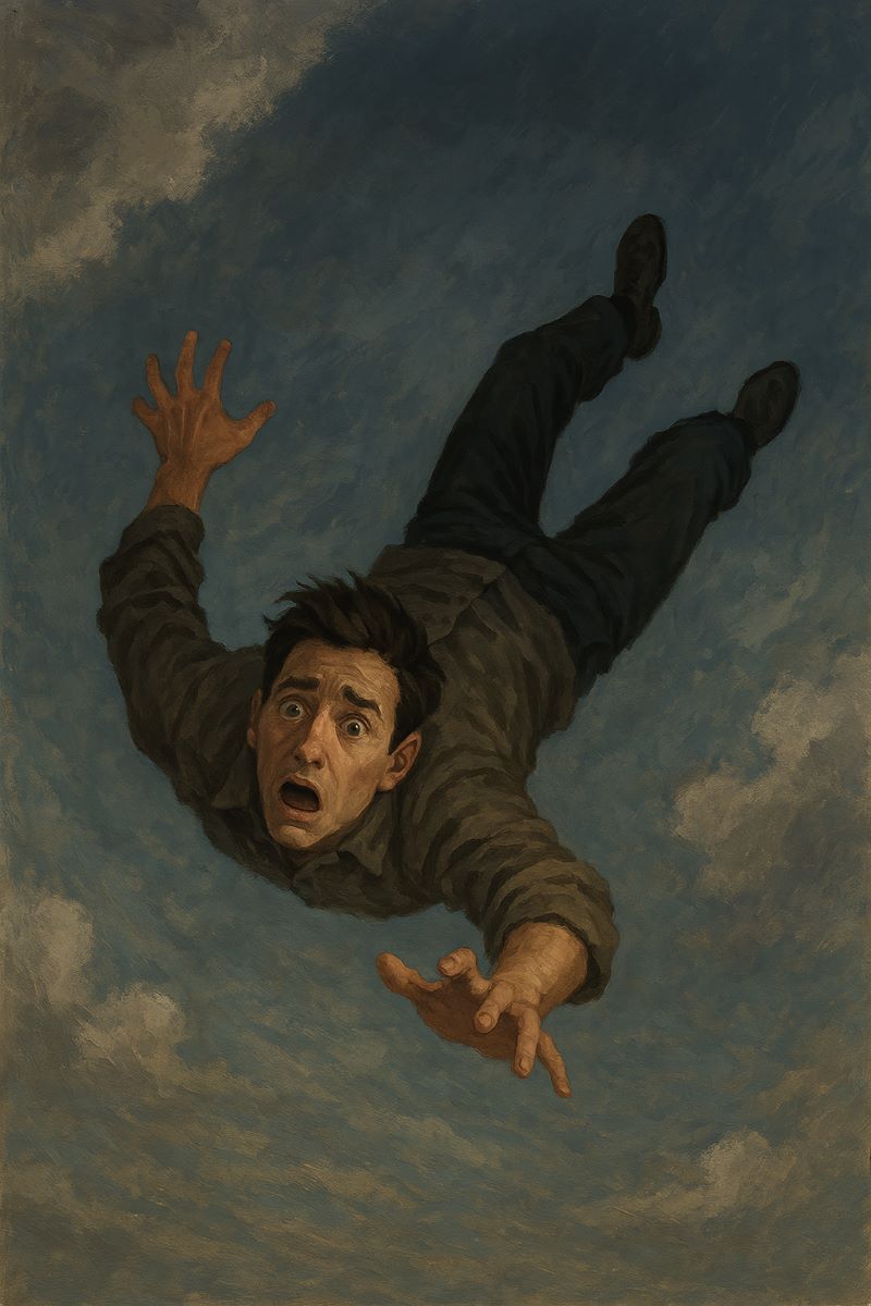 떨어지는 꿈, 불안과 실패의 암시일까?