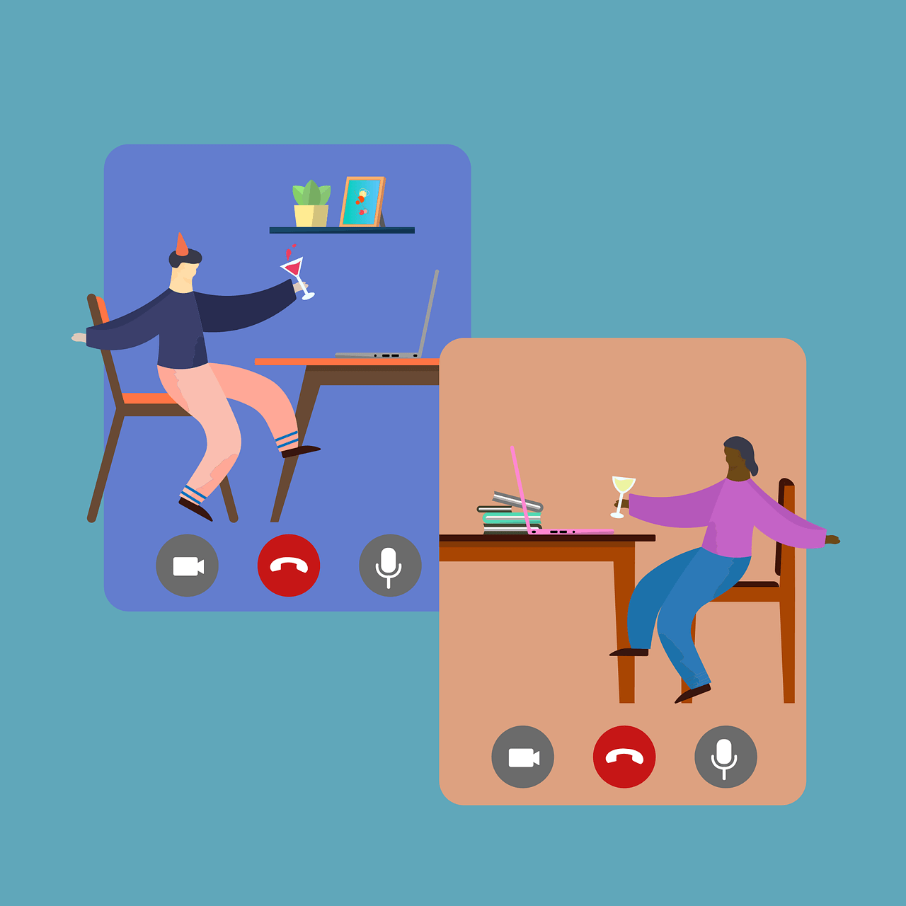 화면 공유 및 녹화 기능